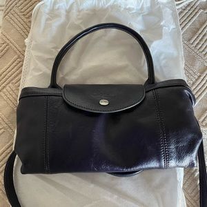 Longchamp leather le pliage